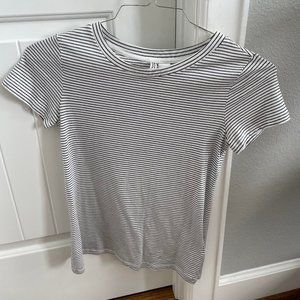 H & M Womens Striped T-shirt